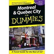 Montréal & Québec City For Dummies<sup>®</sup>, 1st Edition