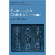Music in Early Christian Literature