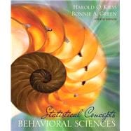 Statistical Concepts for the Behavioral Sciences