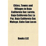Cities, Towns and Villages in Baja California Sur