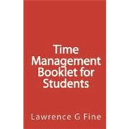 Time Management Booklet for Students
