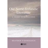 Old Norse-Icelandic Literature A Short Introduction