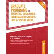 Peterson's Graduate Programs in Business, Education, Information Studies, Law & Social Work 2013