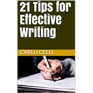 Kindle Book: 21 Tips for Effective Writing (B07VWSC26J)
