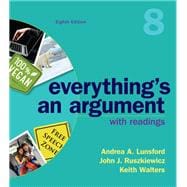 Everything's An Argument with Readings,9781319056261