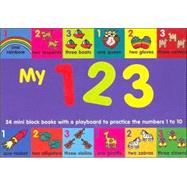 My 123: 24 Mini Block Books With a Playboard to Practice Thenumbers 1 to 10