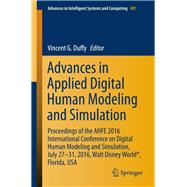 Advances in Applied Digital Human Modeling and Simulation