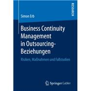 Business Continuity Management in Outsourcing-beziehungen