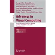 Advances in Visual Computing: Second International Symposium, ISVC 2006, Lake Tahoe, NV, USA, November 6-8, 2006, Proceedings