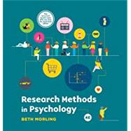 Research Methods in Psychology: Evaluating a World of Information,9780393536270