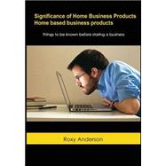 Home Based Business Products