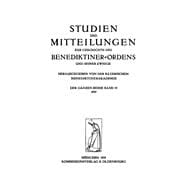 Studien und Mitteilungen zur Geschichte des Benediktinerordens und seiner Zweige. Band 53 (I./II. Heft)
