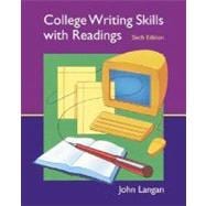 College Writing Skills with Readings : Text, Student CD, User's Guide, and Online Learning Center Powered by Catalyst