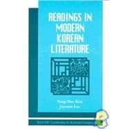 Readings in Modern Korean Literature