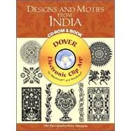 Designs and Motifs from India CD-ROM and Book
