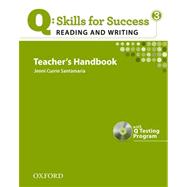 Q: Skills for Success - Reading & Writing 3;  Teacher Book
