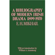 A Bibliography of Modern Irish Drama 1899–1970