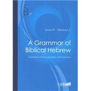 A Grammar of Biblical Hebrew
