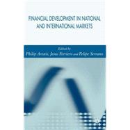 Financial Developments in National And International Markets