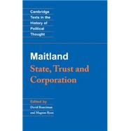 Maitland: State, Trust and Corporation