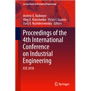 Proceedings of the 4th International Conference on Industrial Engineering