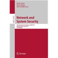Network and System Security: 7th International Conference, Nss 2013, Madrid, Spain, June 3-4, 2013, Proceedings