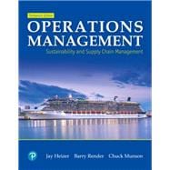 MyLab Operations Management with Pearson eText Access Code for Operations Management: Sustainability and Supply Chain Management