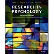 Research In Psychology Methods and Design 8E: EPUB