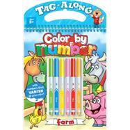 Tag Along Color by Number - Farm