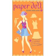 Paper Doll Sticker Note Cards