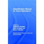 Classification Manual For Voice Disorders-i