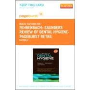 Saunders Review of Dental Hygiene: Pageburst Retail