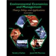 Environmental Economics and Management Theory, Policy, and Applications, Updated