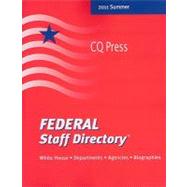 Federal Staff Directory Summer 2011