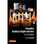 Populist Radical Right Parties in Europe,9780521616324