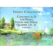 Concerto in d for Piano, Violin and String Quartet, Op. 21, in Full Score
