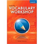 Vocabulary Workshop ©2012 Enriched Edition Student Edition Level G,9780821566329