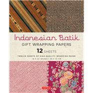 Indonesian Batik Gift Wrapping Papers
