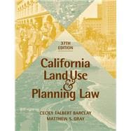 California Land Use & Planning Law 37th Edition