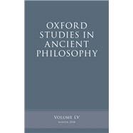 Oxford Studies in Ancient Philosophy, Volume 55