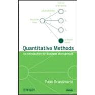 Quantitative Methods An Introduction for Business Management