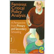 Feminist Critical Policy Analysis I