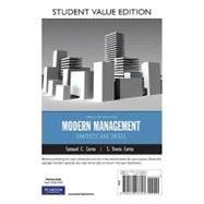 Modern Management : Concepts and Skills, Student Value Edition