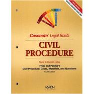 Civil Procedure, Keyed to Freer: Civil Procedure Keyed to Courses Using Freer and Perdues's Civil Procedure: Cases, Materials,and Questions
