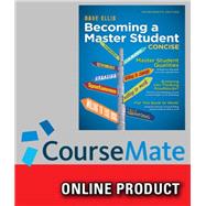 CourseMate (with CSFI 2.0) for Ellis' Becoming a Master Student: Concise, 14th Edition, [Instant Access], 1 term (6 months)