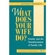 What Does Your Wife Do?: Gender And The Transformation Of Family Life