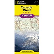National Geographic Adventure Map Canada West