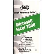 Microsoft Excel 2000 : Quick Reference Guide