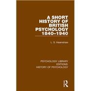 A Short History of British Psychology 1840-1940