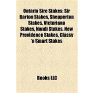 Ontario Sire Stakes : Sir Barton Stakes, Shepperton Stakes, Victoriana Stakes, Nandi Stakes, New Providence Stakes, Classy 'n Smart Stakes